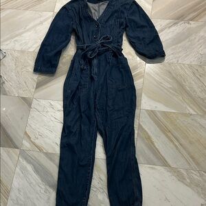 GAP denim jumpsuit